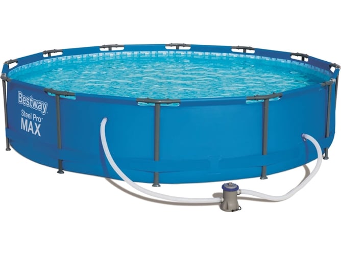 Piscina Tubular BESTWAY Steel Pro (6473l - 366mx76cm)