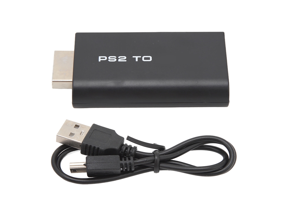 Adaptador convertidor de cable de vídeo PS2 a HD/Interfaz multimedia