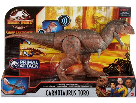 Figura de Acción JURASSIC WORLD Carnotaurus Touro (Edad Mínima: ‍4 Años - 57.3 x 19.4 x 30 cm)