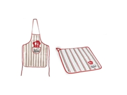 Set Delantal Paño de Cocina (2 pcs)