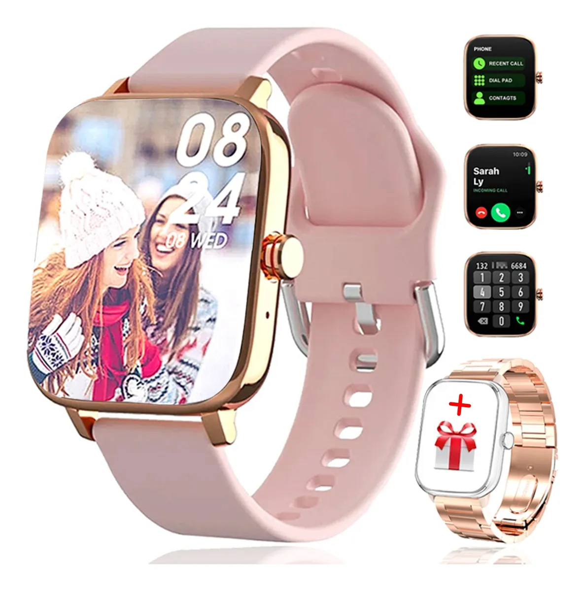 Reloj inteligente Bluetooth con llamadas 1.69 para mujervayotoy
