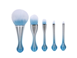 Kit De 5 Brochas De Maquillaje Profesionales De Nailon
