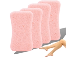Piedra Pómez Para Pies - 4 Piezas Para El Cuidado De Los Pies, Exfoliación De Callosidades Y Eliminación De Piel Dura, Pedicura.