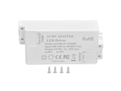 Controlador Led De Voltaje Constante Dc12v 24w 2a Transformador Luz Multifuncional Para Bricolaje Ac
