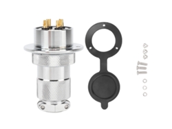 Yncm2026-conector De Enchufe De Aviación 30mm Adaptador De Energía Eléctrica 4 Pines Para Equipos Industriales
