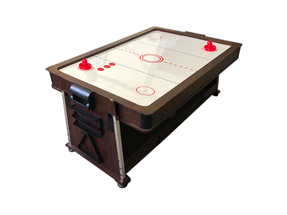 Mesa de Billar 7 Pies Multijuego Verde Air Hockey + Ping Pong - Stark