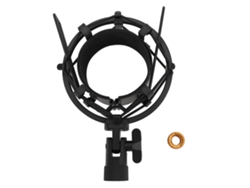 Soporte De Micrófono Antivibración De 55-65 Mm Con Clip Para Montaje Antivibración, Ideal Para Grabación En Estudio Y Radiodifusión.