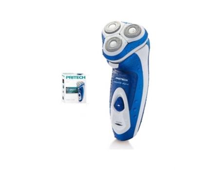 Máquina de Barbear Shaver All Directions IPX4 PRITECH RSM-1278 Azul Blanco