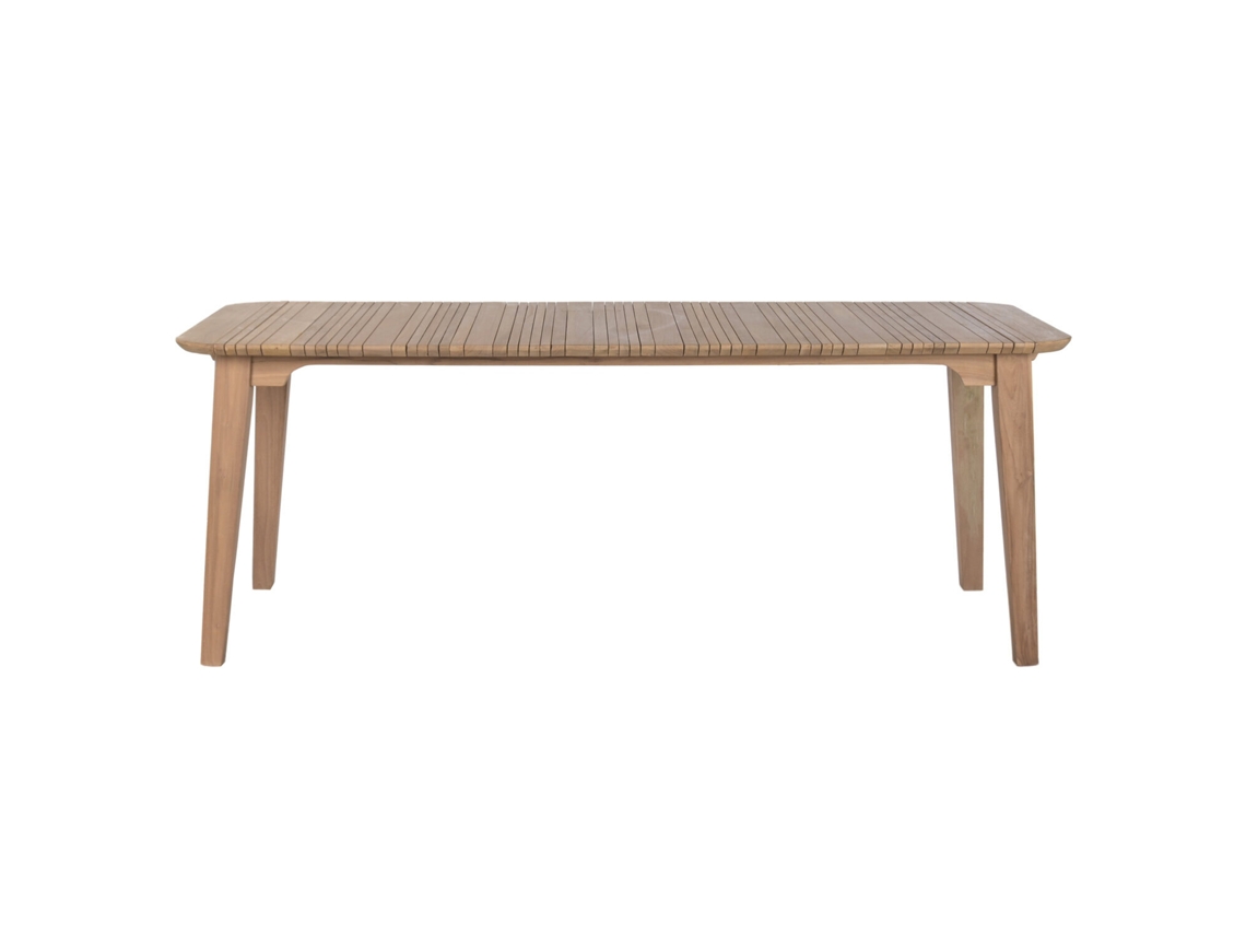 Mesa de comedor de teca natural, 200x90x75cm ALEXANDRA HOUSE LIVING