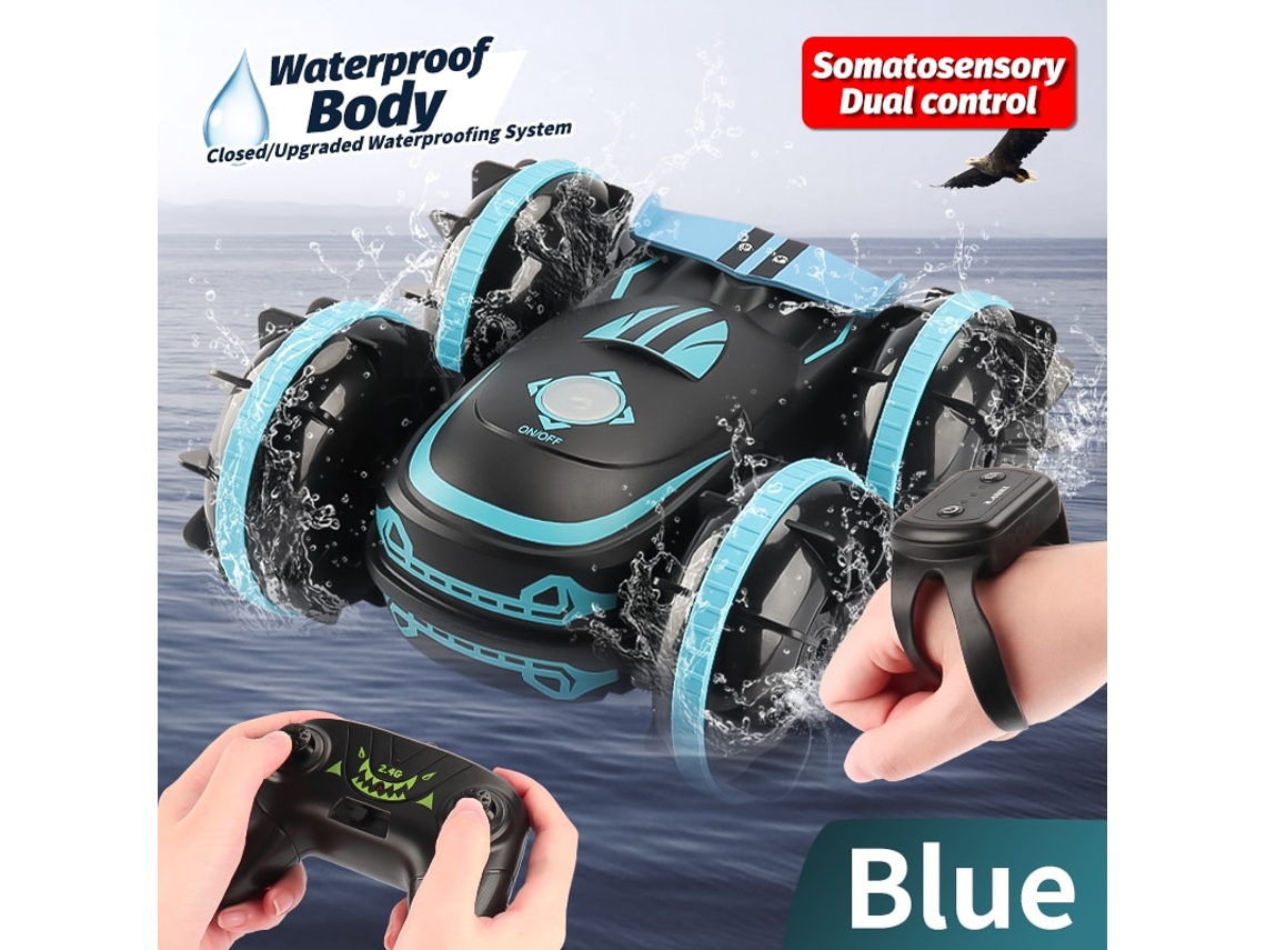 CUICH 2.4Ghz 4Wd Rc Coche Anfibio Impermeable Juguete De Control Remoto