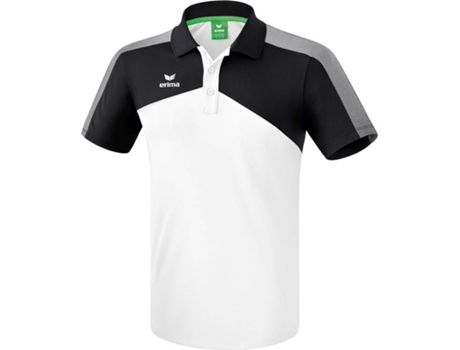 Polo para Hombre ERIMA Premium One 2.0 Negro, Blanco para Multideportes (L)