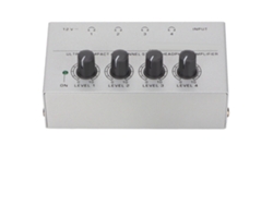 Amplificador De Auriculares Ha400 De Ruido Ultrabajo, Estéreo De 4 Canales, Ultracompacto, Enchufe Europeo, 100-240 V.