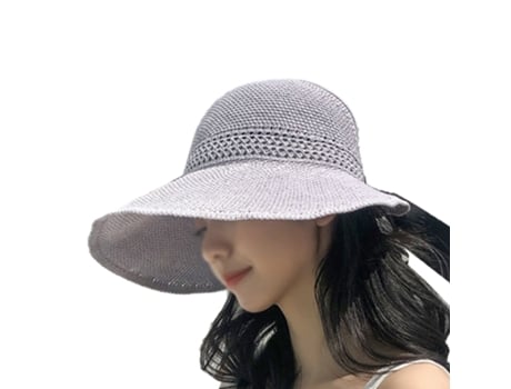 Sombrero JEIIBRZUI Pescador Parasol Rizado Gris