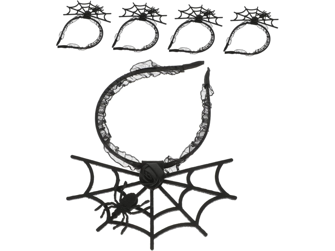 5 Diademas De Araña Ligeras Para Halloween, Cosplay Y Fiestas.