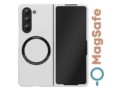 Funda para Samsung Galaxy Z Fold 5 AVIZAR Acrílico Blanco