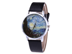 Reloj De Cuarzo Unisex Con Correa De Pu Zhoulianfa T438-yx (negro)
