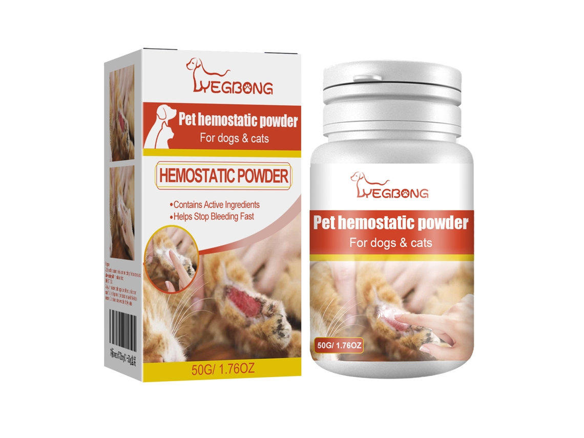 Polvo para la limpieza de heridas en perros y gatos - Cuidado suave para mascotas