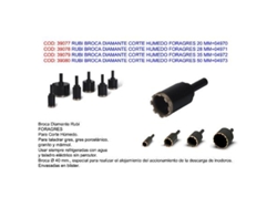 Rubi broca diamante corte humedo foragres 20 mm 04970