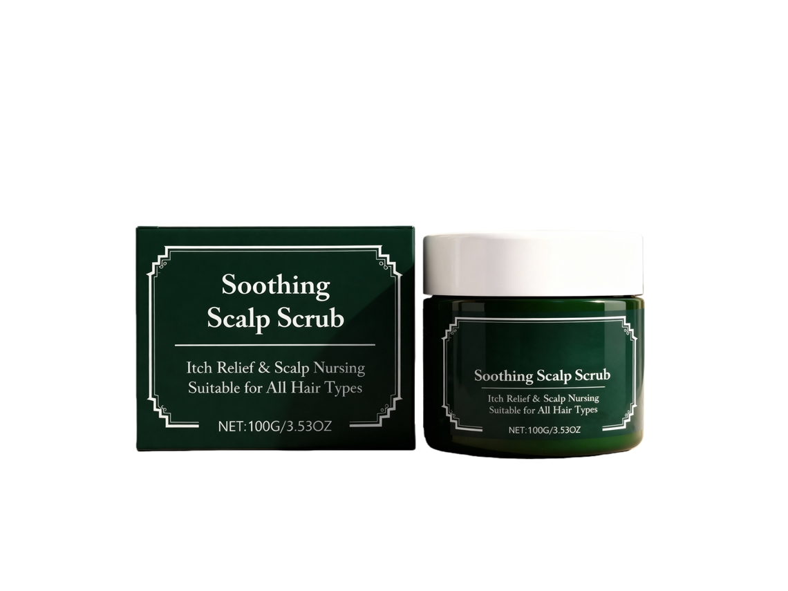 Exfoliante calmante para el cuero cabelludo