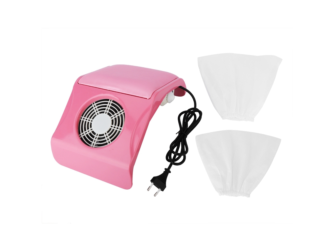 Aspirador De Polvo Para Uñas 30w De Potencia Fuerte Recolector De Polvo Manicura Pedicura (rosa)