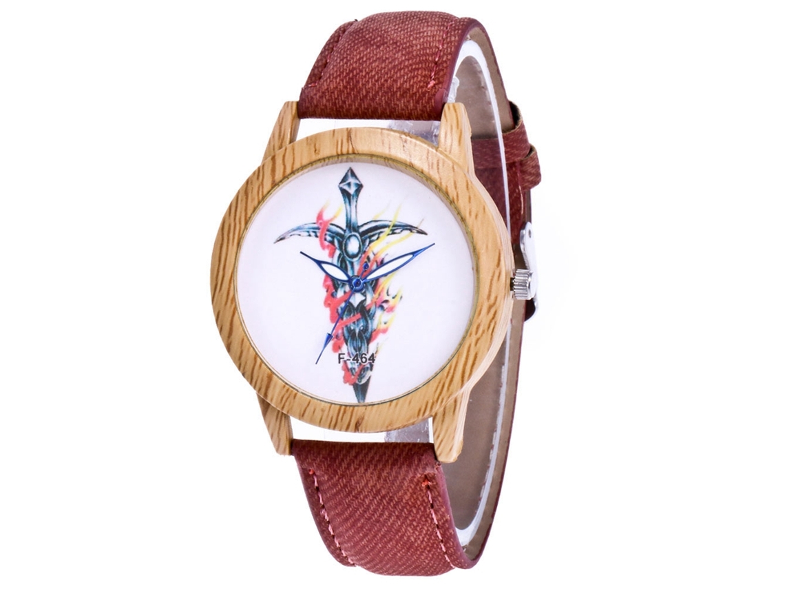 Reloj De Cuarzo Analógico De Moda Clásico Simple Con Correa De Pu Para Mujer (café)