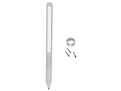 Estilete Ativo Digital Com 3 Botões Prata Para Hp Elitebook Zbook X360 1030 1040 Com Pontas De Reposição E Clipe