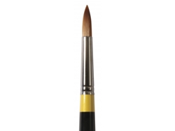 Pincel Sintetico Rigido Redondo Acrilico Mango Largo S45 (8'' 31,7 Mm)