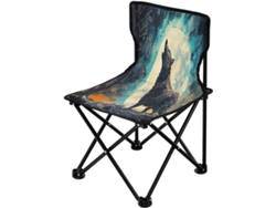 Silla plegable Alipis de tela con patas ligeras y portátiles para acampar.