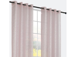 Cortina Dolly Punto Plata Rosa 140 x 260 cm BOD HOME Individual