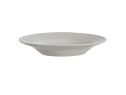 Plato Hondo DKD HOME DECOR Blanco Porcelana 20x20x3 cm