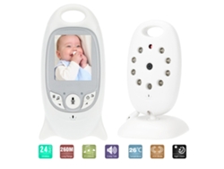 Monitor inalámbrico para bebés con cámara, visión nocturna HD 720p y seguridad para el hogar.