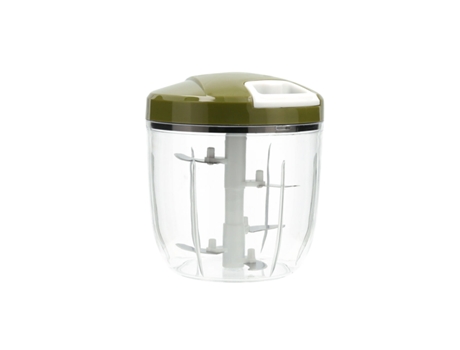 Mini Picadora Manual con Cuerda QUID Naturalia Verde Metal 12,5 x 14 cm Manual