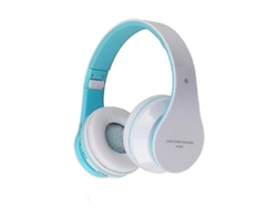 Auriculares inalámbricos Bluetooth plegables BT809 con micrófono, FM, TF, color azul Ly Ebike