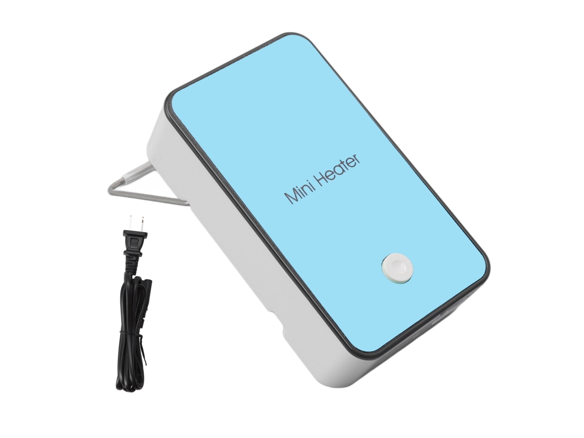 Mini Calefactor Portátil De Escritorio: Rápido, Silencioso Y Con Soporte Giratorio. Enchufe Estadounidense De 110 V.