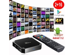 Tv Box Lcc® 2g 16g Android 9 Iptv Box Android Tv Mini Smart Tv Box, Interfaz Hdmi 4k Hd / 3d / 2.4 Ghz Wifi Reproductor Multimedia Le Coin Coquin