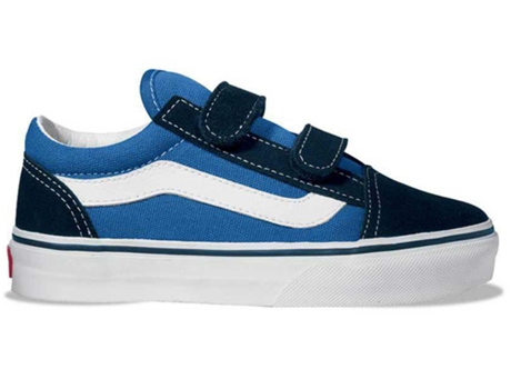 Zapatillas VANS Treinadores Old Skool V - Niños (34 - Azul)