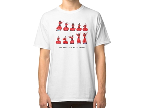 Camiseta ROCKINSTONE Kate Bush Wuthering Heights Dance Algodón para Hombre (L)