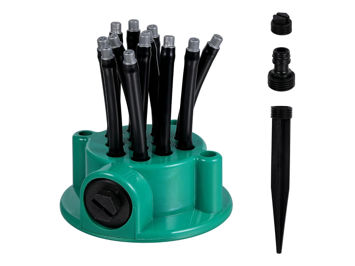 VIVILIYYA Regador Automático Para Jardim, Irrigação Eficiente Para Gramado, Ferramenta De Irrigação M6