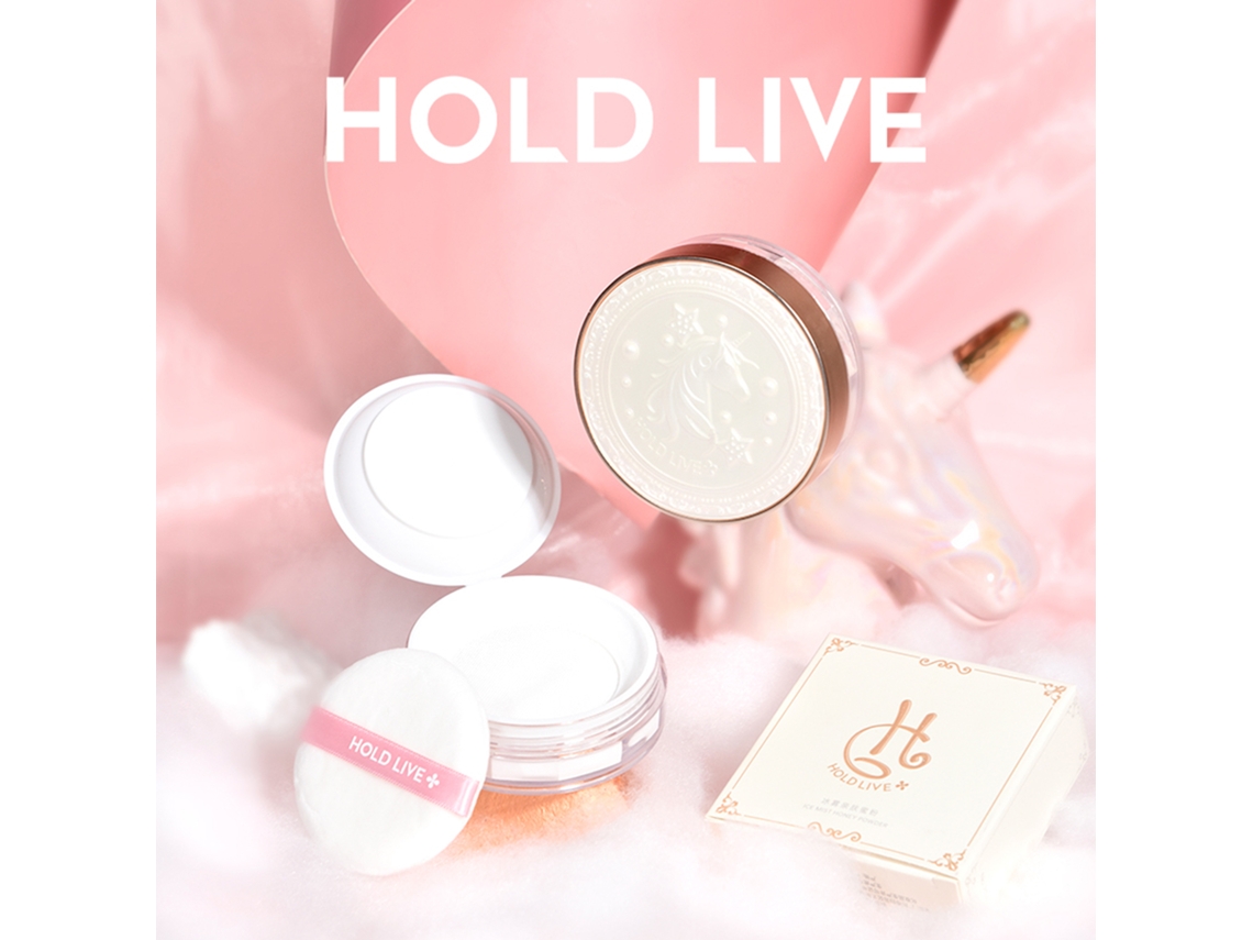 Hold Live 9,4 G Polvos Sueltos Fijadores Con Aroma A Miel, Suaves Para La Piel Y Con Un Toque De Bruma Helada.