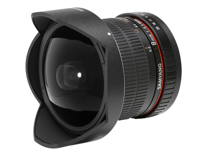 Objetivo SAMYANG 8mm F3.5Csii Fish-Ey (Encaje: Canon EF-S - Apertura: f/3.5 - f/22)