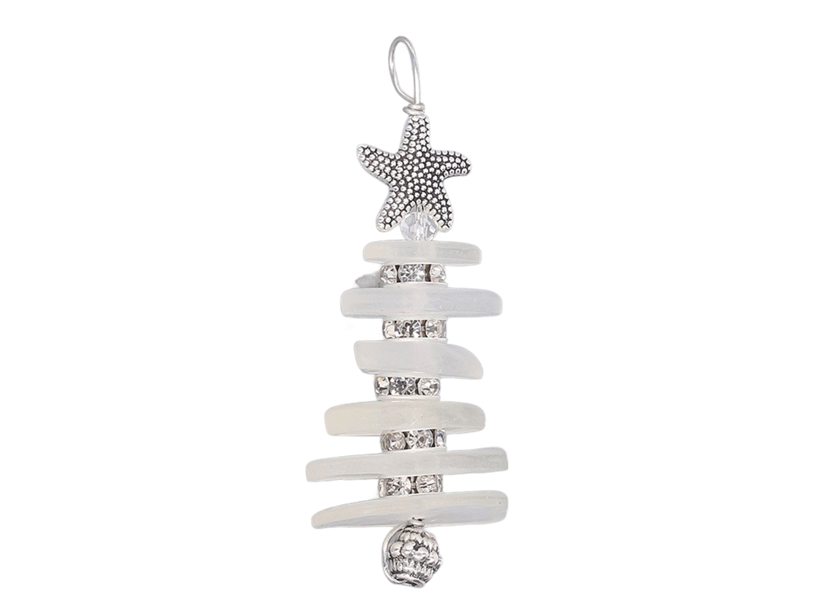 2026-adorno De Navidad De Árbol De Vidrio Marino Artesanal Decoración Oceánica Para Hogar Regalo Para Amantes De La Playa