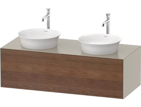 DURAVIT Tulip blanco, mueble de pared, ancho 1300 x fondo 550mm, con 1x extraíble, con tecnología tip-on, WT4978B