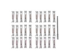 30 Soportes De Aluminio De Fijación Rápida Para Canaletas, De 5 Pulgadas, Ocultos, Con Broca Para Canaletas De Lluvia.