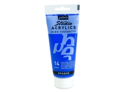 Tinta Acrílica PÉBÉO (Opaca - Azul Cobalto - 100ml)