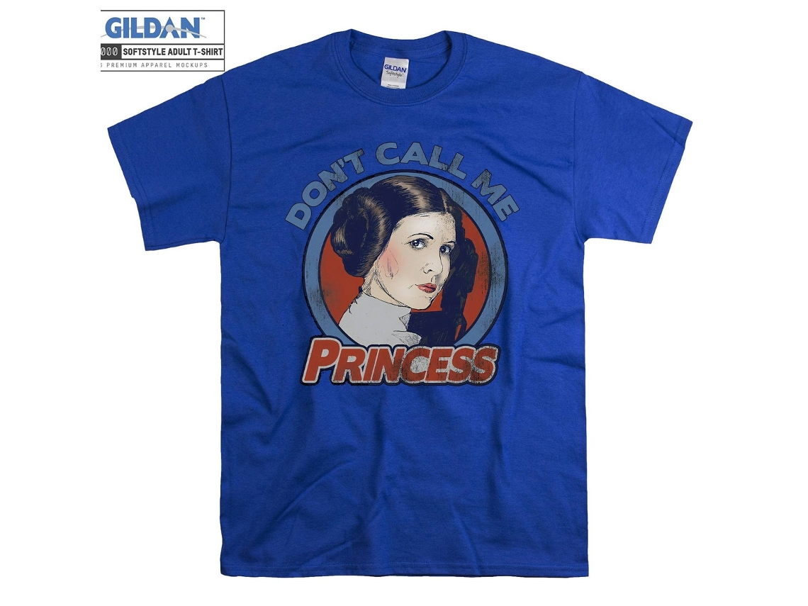 Camiseta Rockinstone Star Wars Leia Don't Call（l）