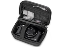 Bolsa para câmera, bolsa de armazenamento impermeável em EVA para câmeras Canon/Sony/CCD CUICH (preta)