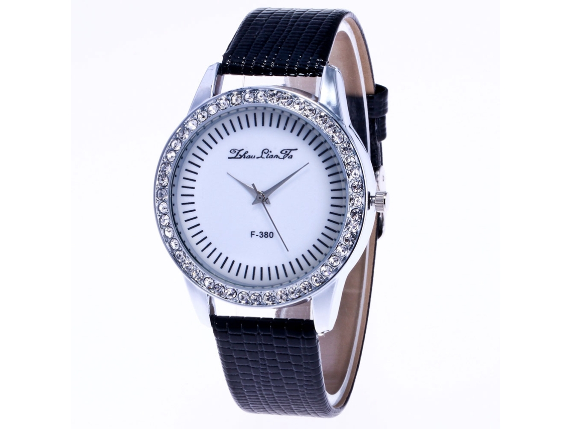 Reloj De Pulsera De Cuarzo Con Correa De Piel Sintética, Moderno, De Estilo Sencillo Y Esfera Redonda.