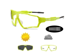 Gafas de ciclismo fotocromáticas polarizadas con protección UV400 en fibra de acetato MDUG (estilo 7)
