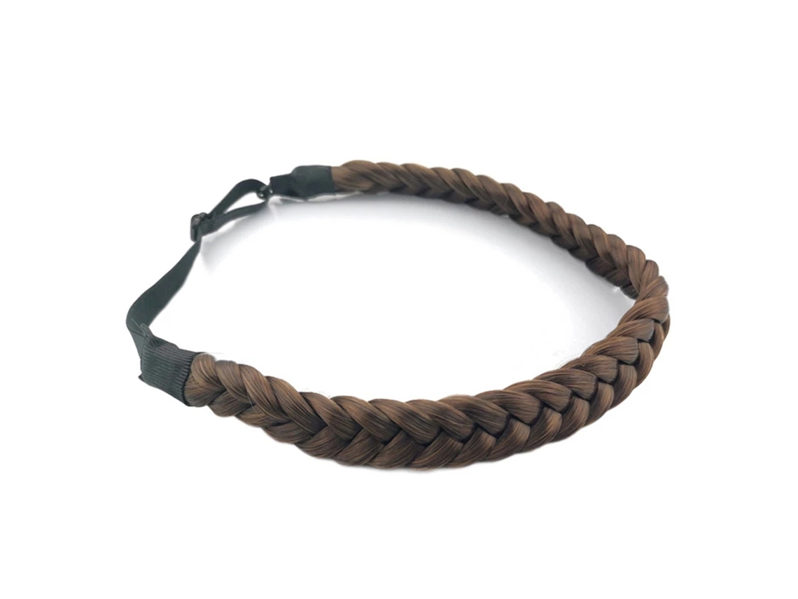 Vlrla-synthetic Braided Elastic Stretch Cabelo Headband