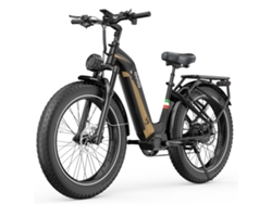 Bicicleta eléctrica V6pro de 26″ x 4.0″, 250 W, 48 V, 20 Ah, color negro dorado, 150 km, Ovivo